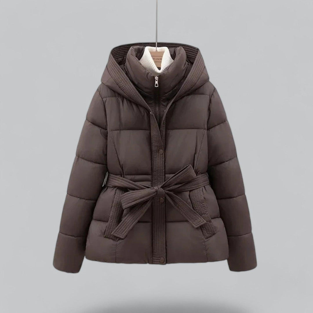 BritsMode | New Winter Jacket Parka Belted Coat