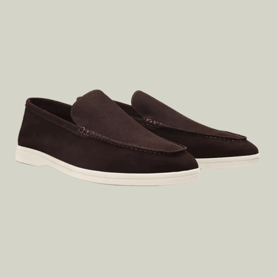 BRITSMODE COWHIDE LEATHER LOAFERS