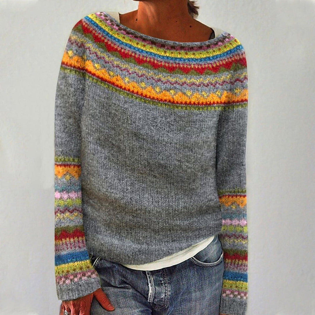 Retro Knitted Sweater for Women