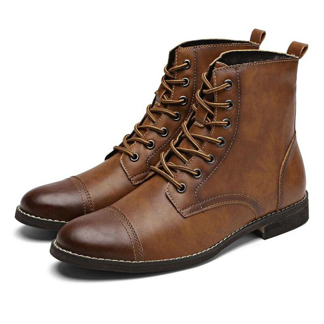 'Falcon' Leather Boots