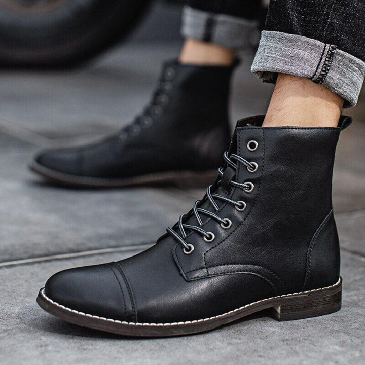 'Falcon' Leather Boots