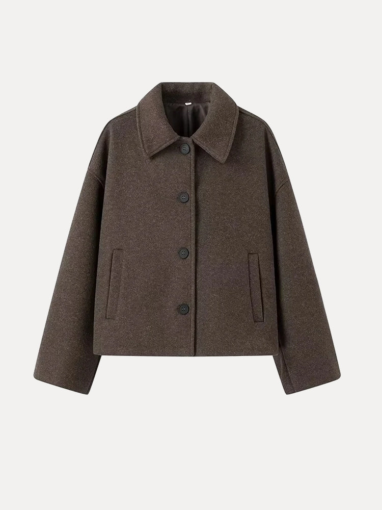 Doubl Faced Wool Blend Jacket