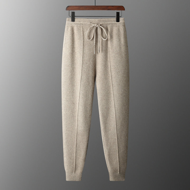 100% CASHMERE TROUSERS