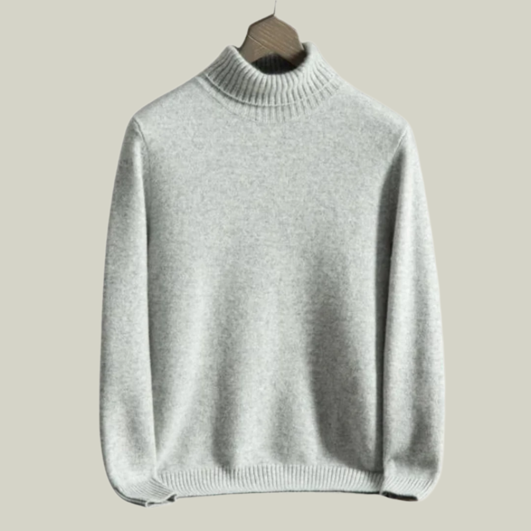 100% CASHMERE TURTLENECK