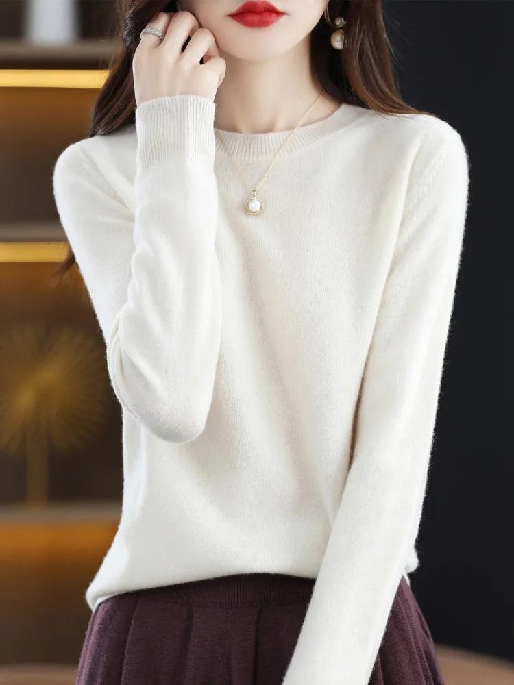 Women’s 100% Merino Wool Cashmere Sweater