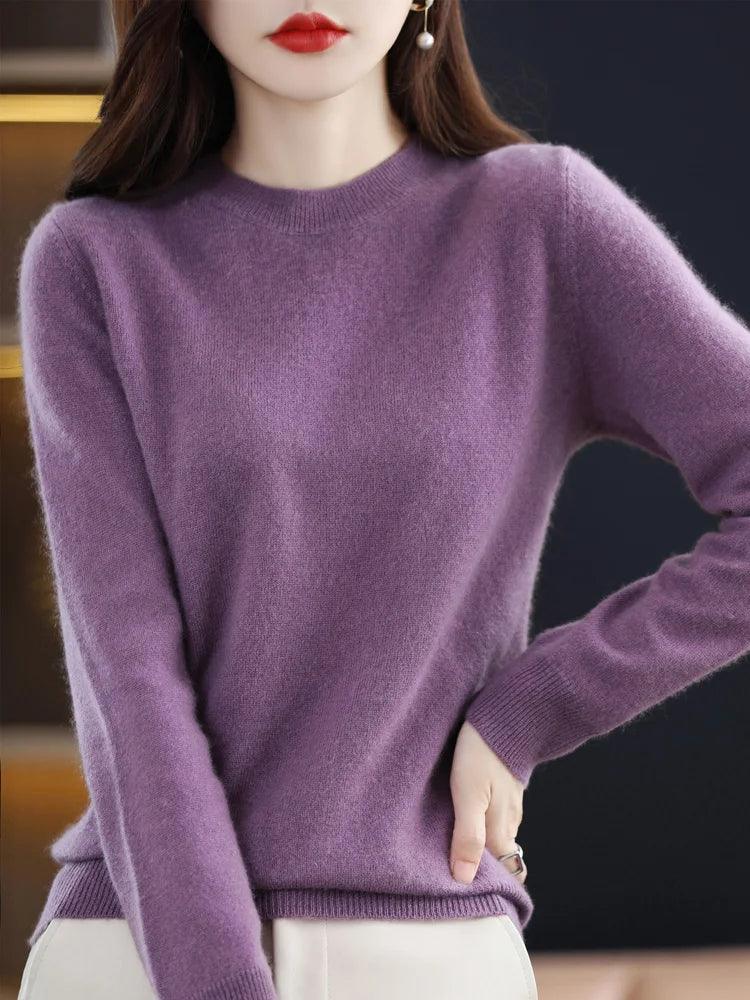 Women’s 100% Merino Wool Cashmere Sweater