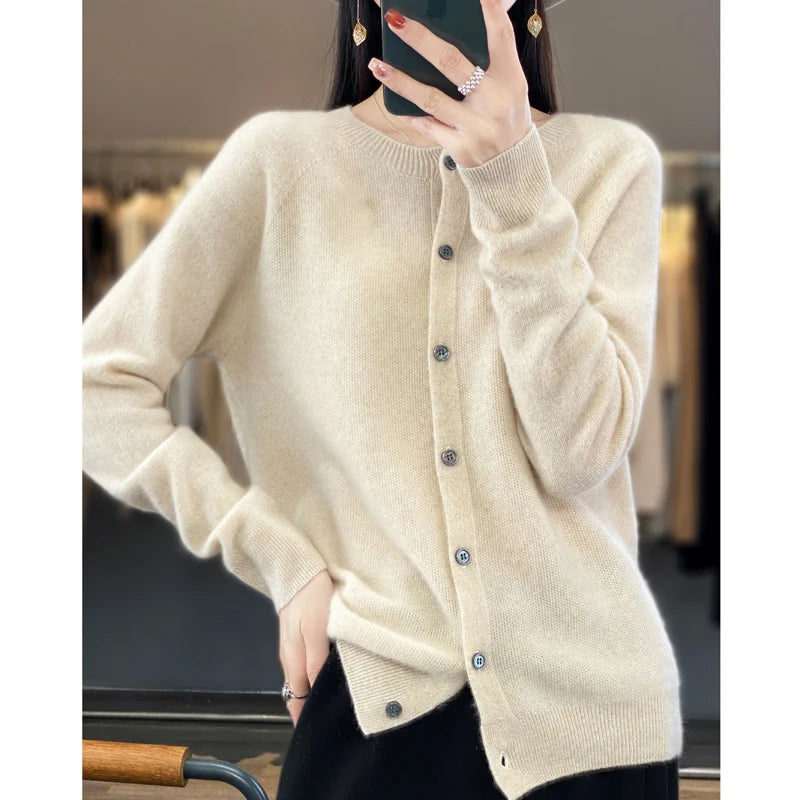 Spring 100% Pure Merino Cashmere Sweater