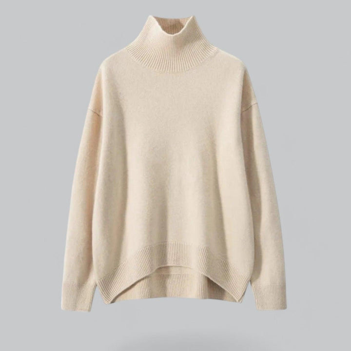 BritsMode | Women's Classy Cashmere Sweater Turtle Neck Pullover