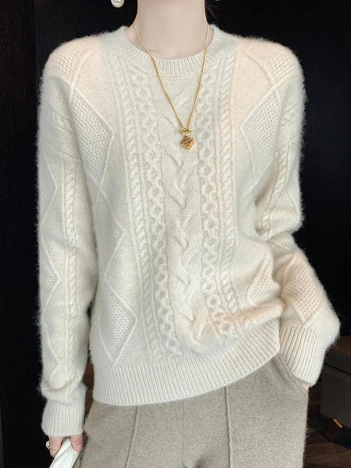 Addonee Women’s 100% Merino Wool Cashmere Sweater