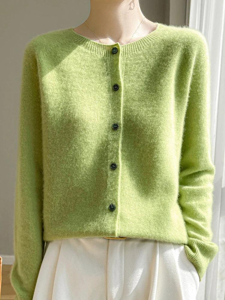 Spring Women's 100% Merino Wool Cardigan