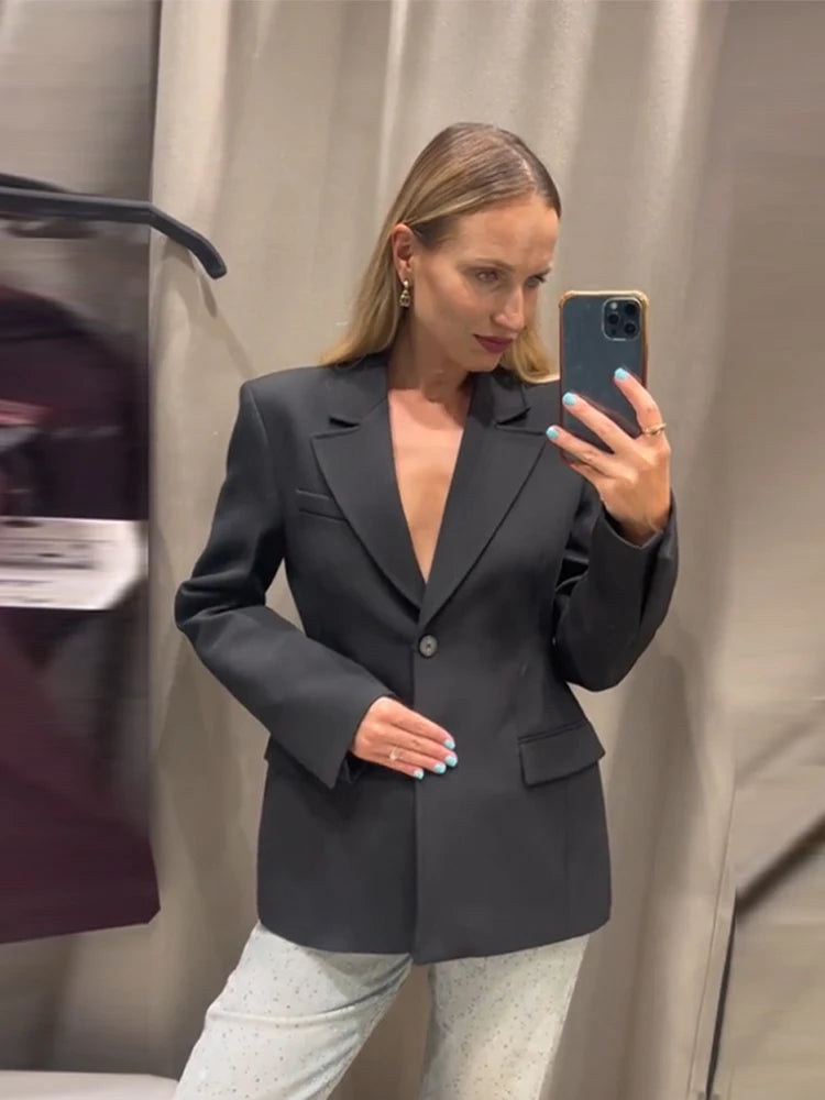 Women's Elegant Slim Suit Jacket – Chic & Stylish for Any Occasion