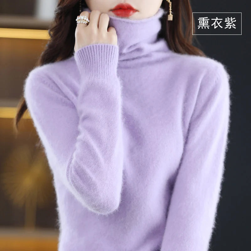 100% Mink Cashmere Sweater – Soft & Warm Knitwear