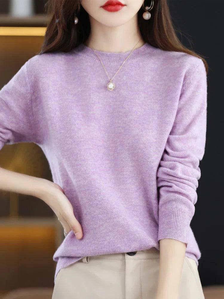 Women’s 100% Merino Wool Cashmere Sweater