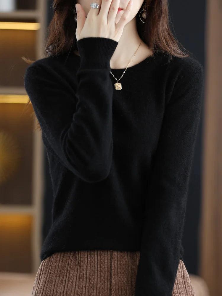 Women’s 100% Merino Wool Cashmere Sweater