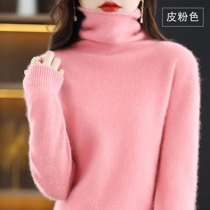 100% Mink Cashmere Sweater – Soft & Warm Knitwear