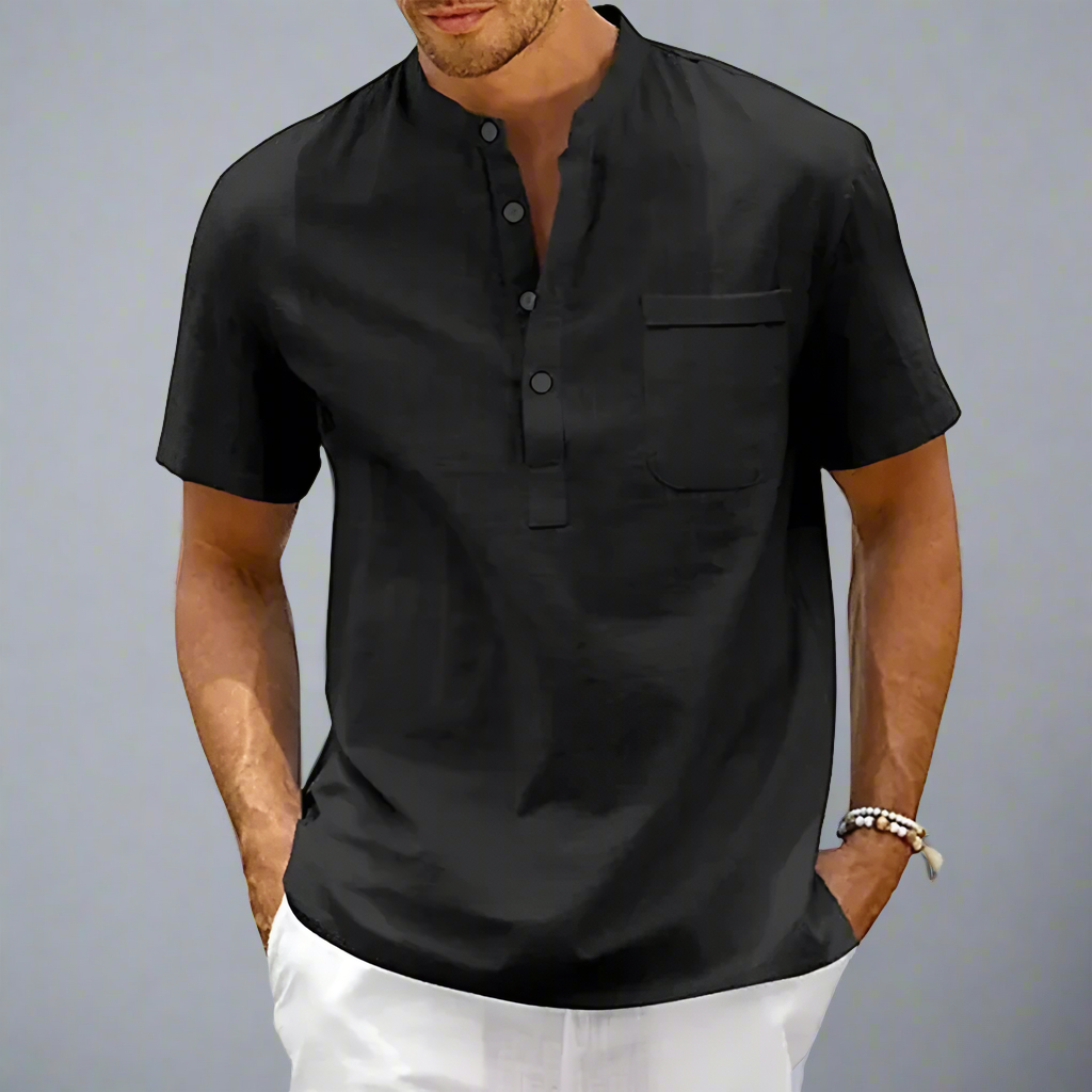 BritsMode | Men's Pure Linen Shirt