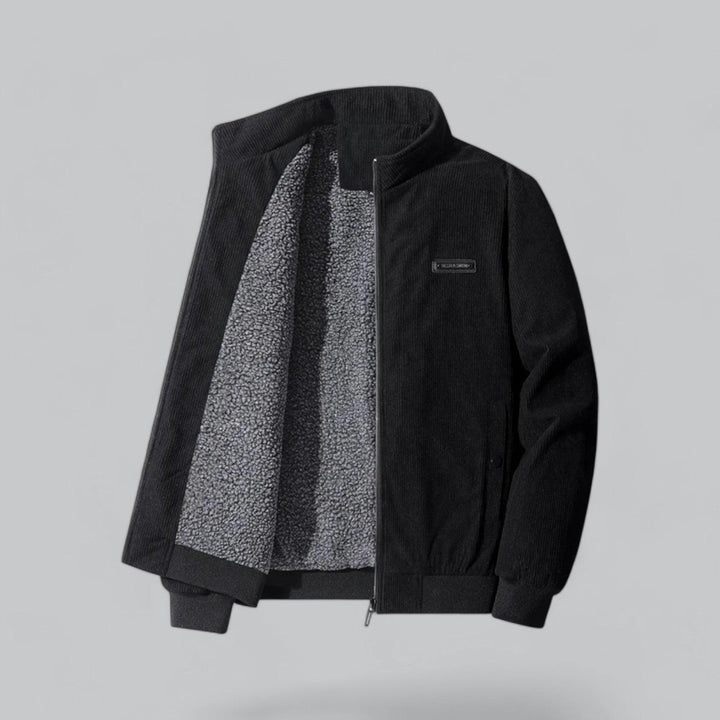 BritsMode | Classic Soft Ribbed Fleece Winter Jacket