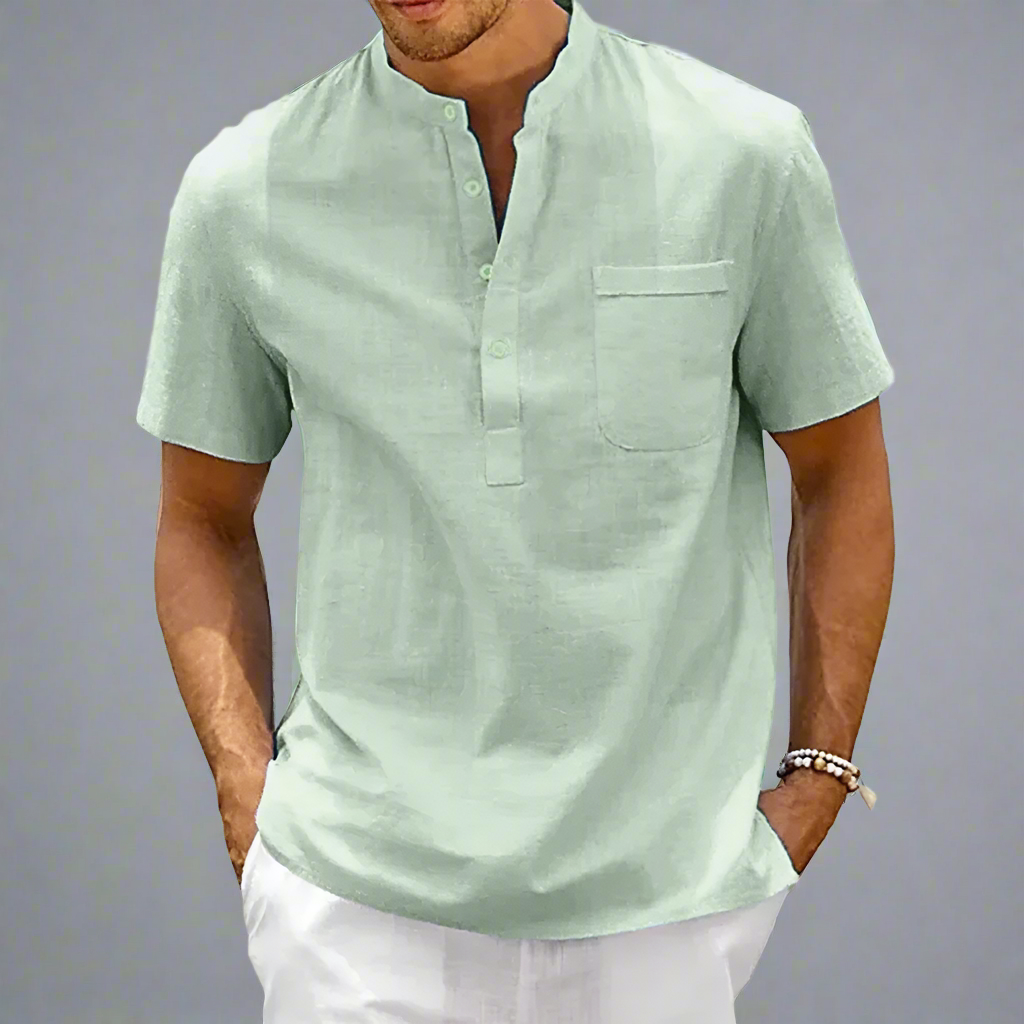 BritsMode | Men's Pure Linen Shirt