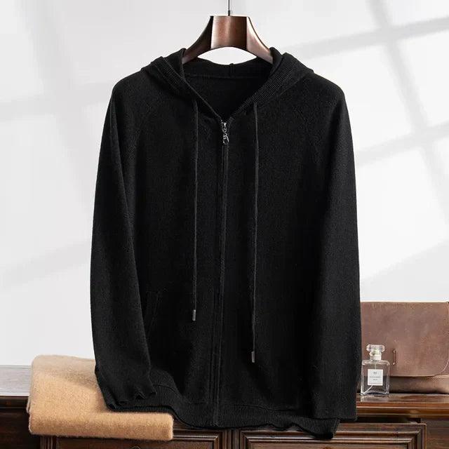 100% CASHMERE HOODED VEST