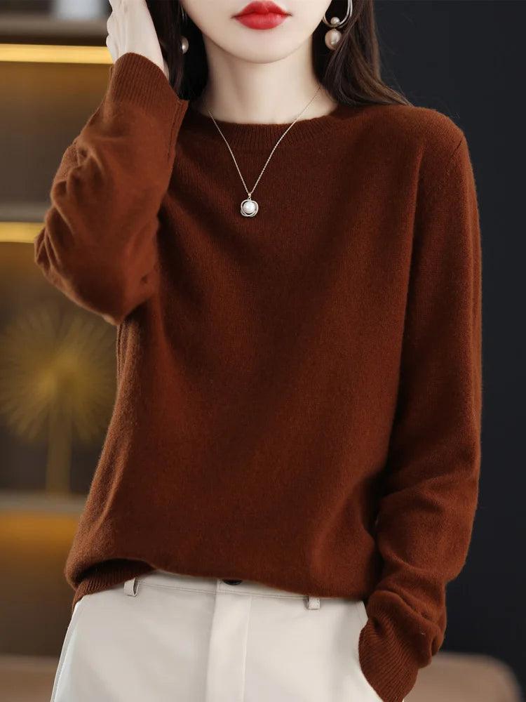 Women’s 100% Merino Wool Cashmere Sweater