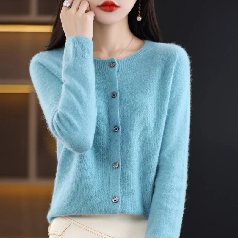 Spring 100% Pure Merino Cashmere Sweater