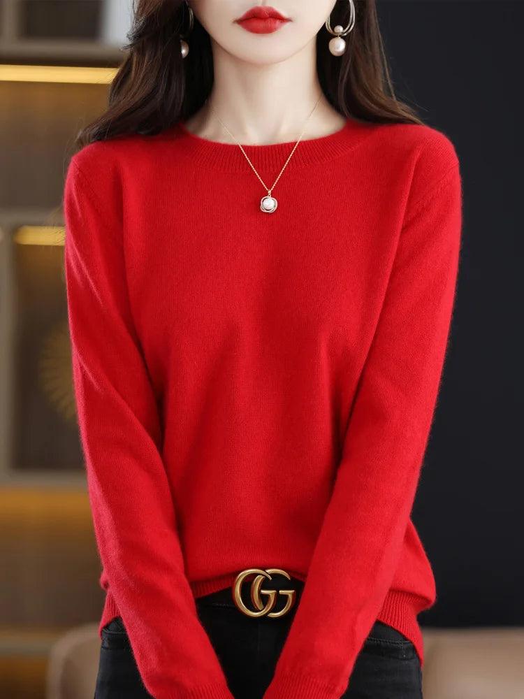 Women’s 100% Merino Wool Cashmere Sweater