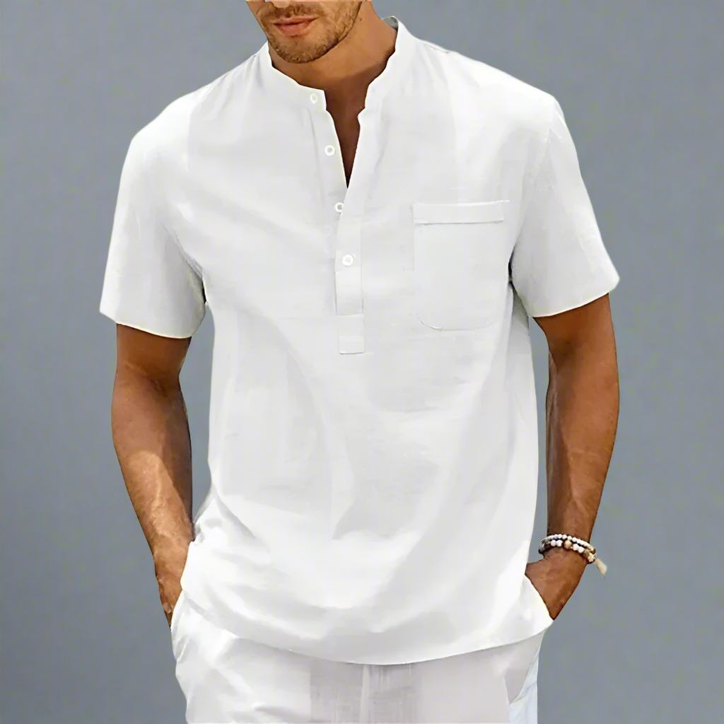 BritsMode | Men's Pure Linen Shirt