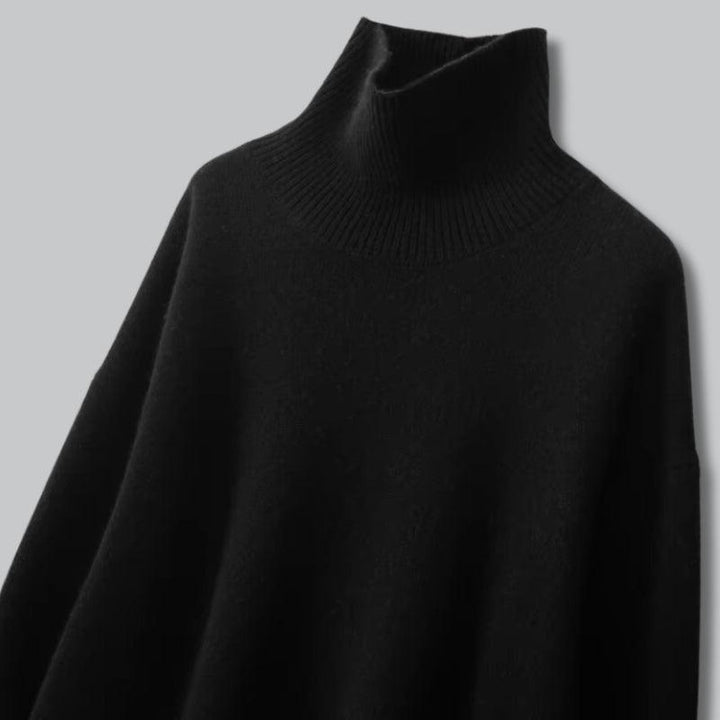 BritsMode | Women's Classy Cashmere Sweater Turtle Neck Pullover