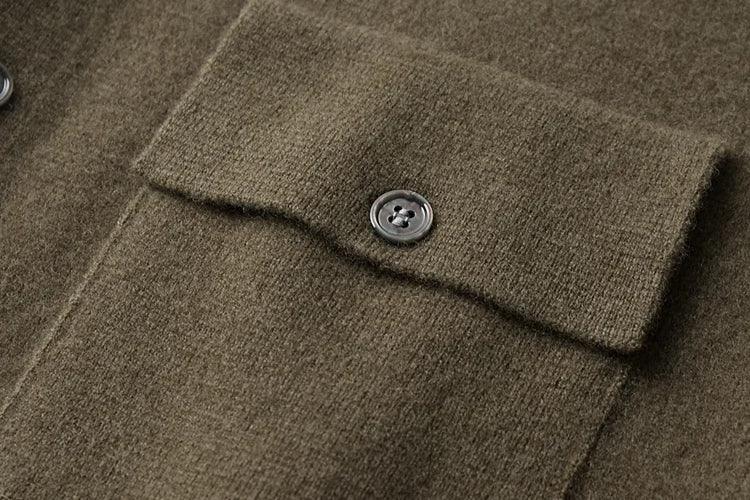 BritsMode | Fine Cashmere Cardigan Premium Polo Jacket