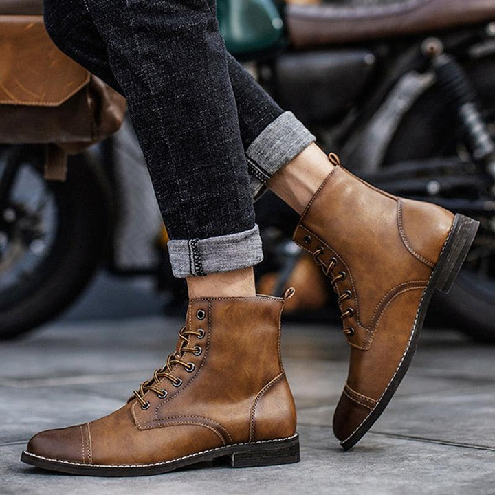 'Falcon' Leather Boots