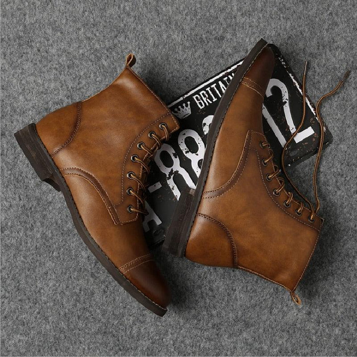 'Falcon' Leather Boots