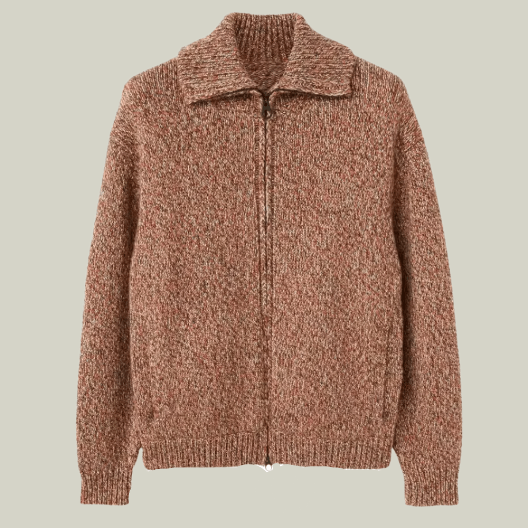 ALPACA WOOL ZIPPER BOMBER