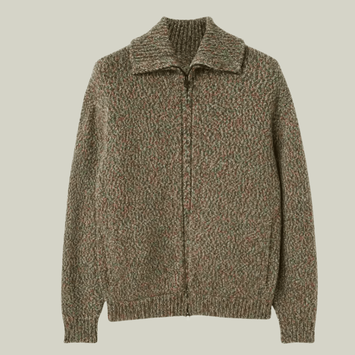 ALPACA WOOL ZIPPER BOMBER