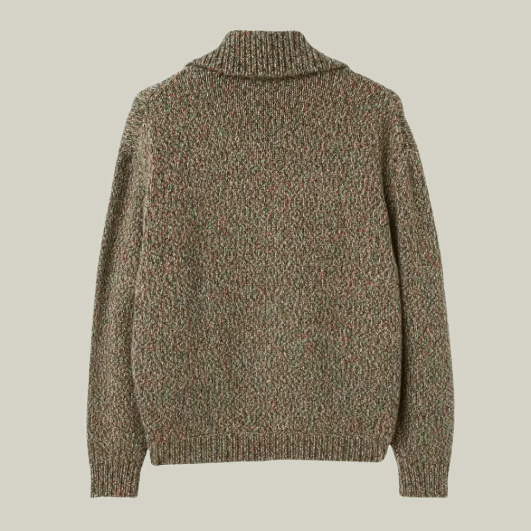 ALPACA WOOL ZIPPER BOMBER